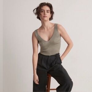 Madewell V-Neck Sweater Tank